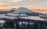 'Sun Setting Over The Eildon Hills' by Carol McKay