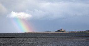 'Bamburgh Rainbow' by Gerry Simpson ADPS LRPS