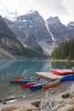 'Canoe Mooring, Lake Louise' by Richard Stent LRPS