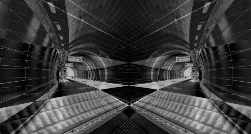'Metro Station - An Abstract View' by Gerry Simpson ADPS LRPS