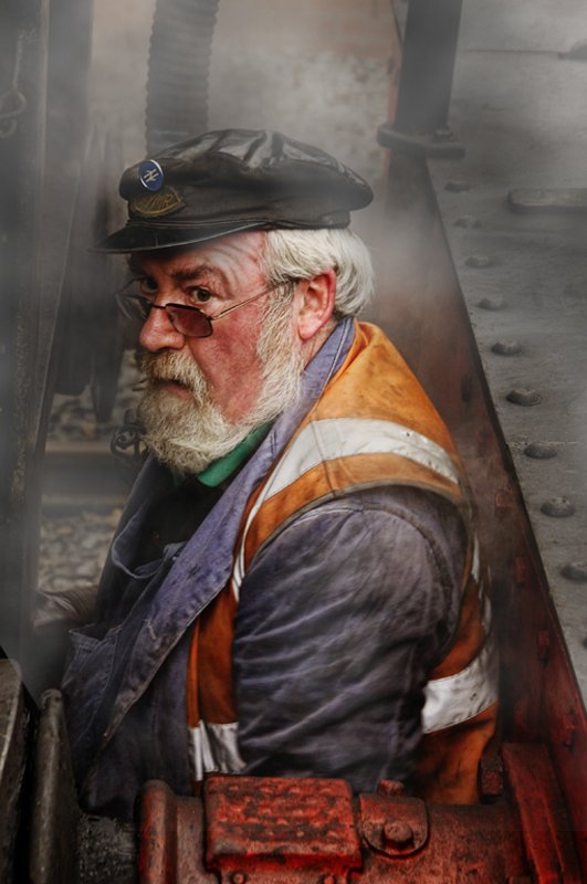 'Train Driver' by Ian Atkinson ARPS