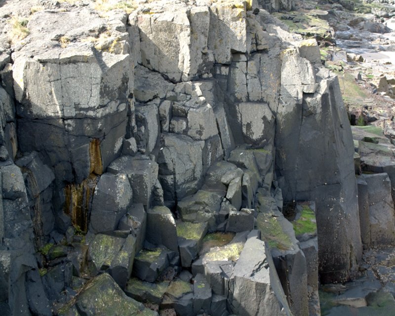 'Craster Rocks' by Pat Wood LRPS