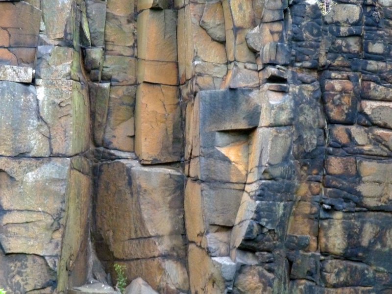 'Rock Face, Craster' by Rosie Cook-Jury