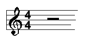 Half Note Rest (Minim)